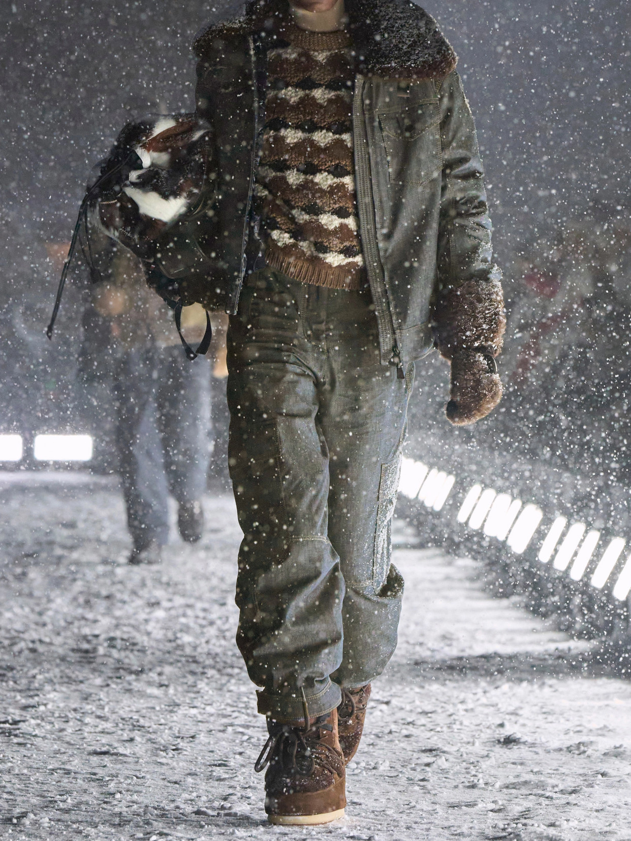 Grenoble - Devez Shearling-Trimmed Wool-Gabardine Ski Jacket