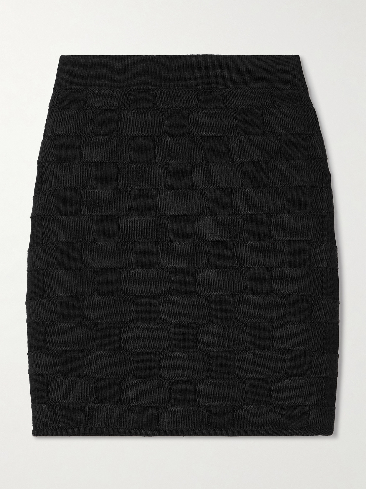 Ash Jacquard-Knit Mini