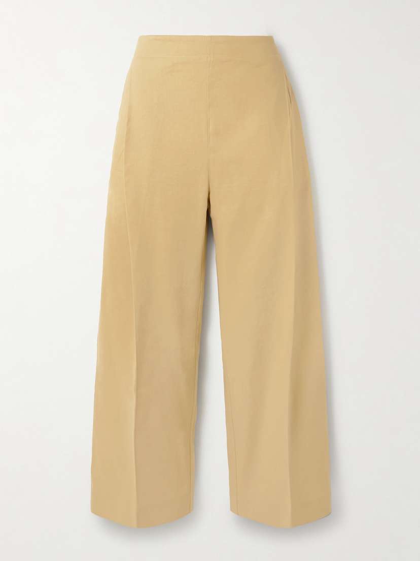 Tove Ornella Linen-blend Wide-leg Pants