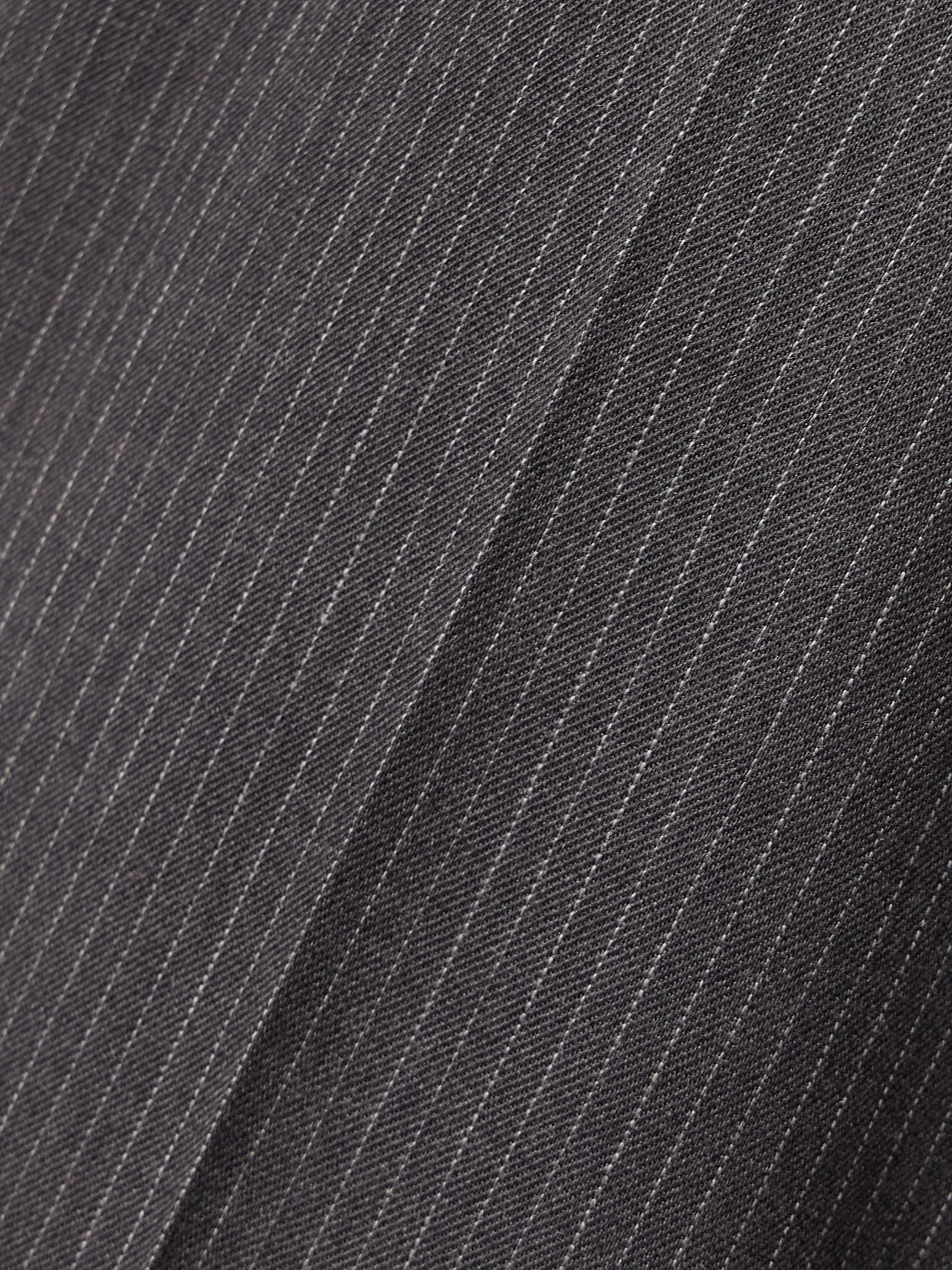 Veronica De Piante Taylor Pinstriped Wool-twill Straight-leg Pants In Gray