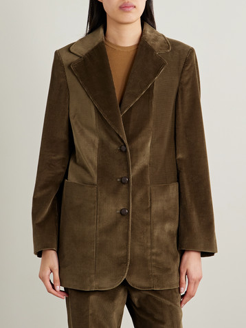 Veronica De Piante Harry cotton-corduroy blazer