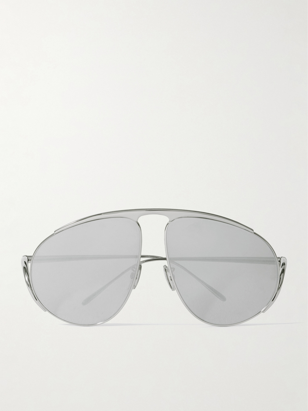 Loewe Aviator-style Silver-tone Sunglasses