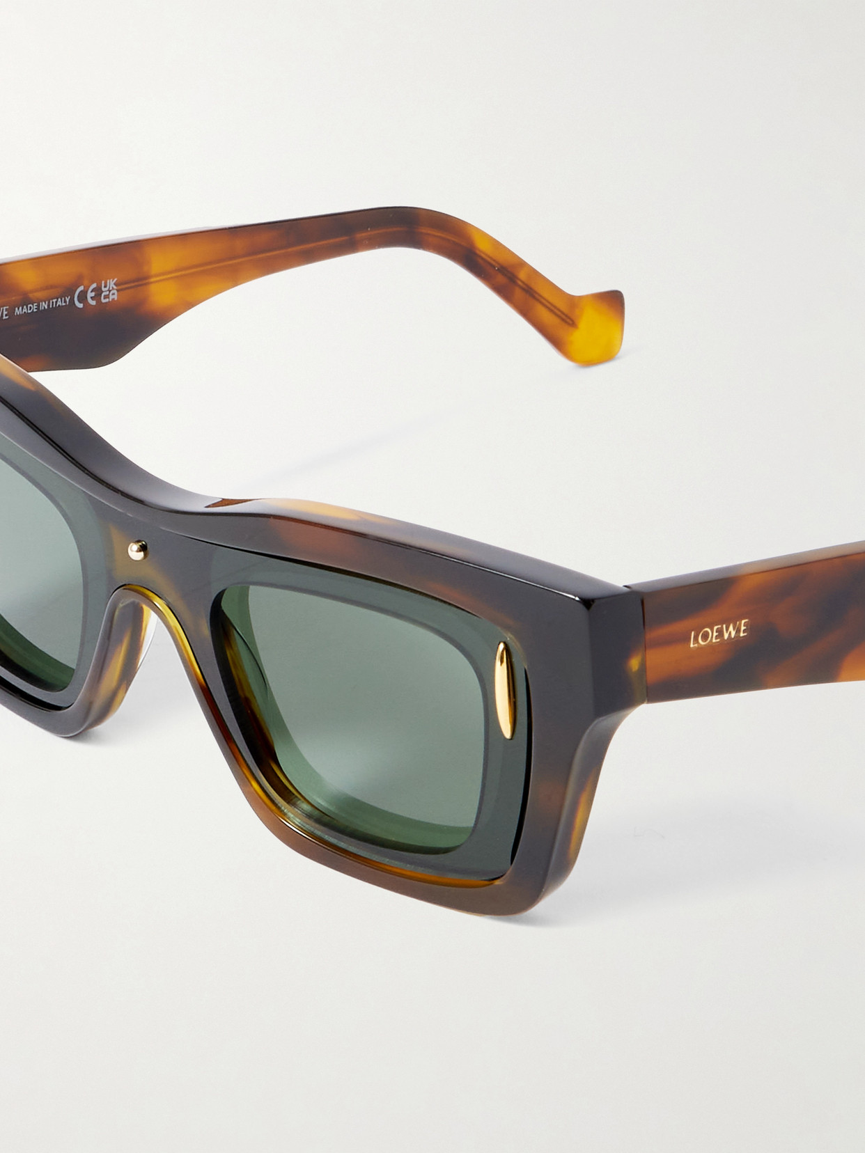 Loewe Square-frame Tortoiseshell Acetate Sunglasses