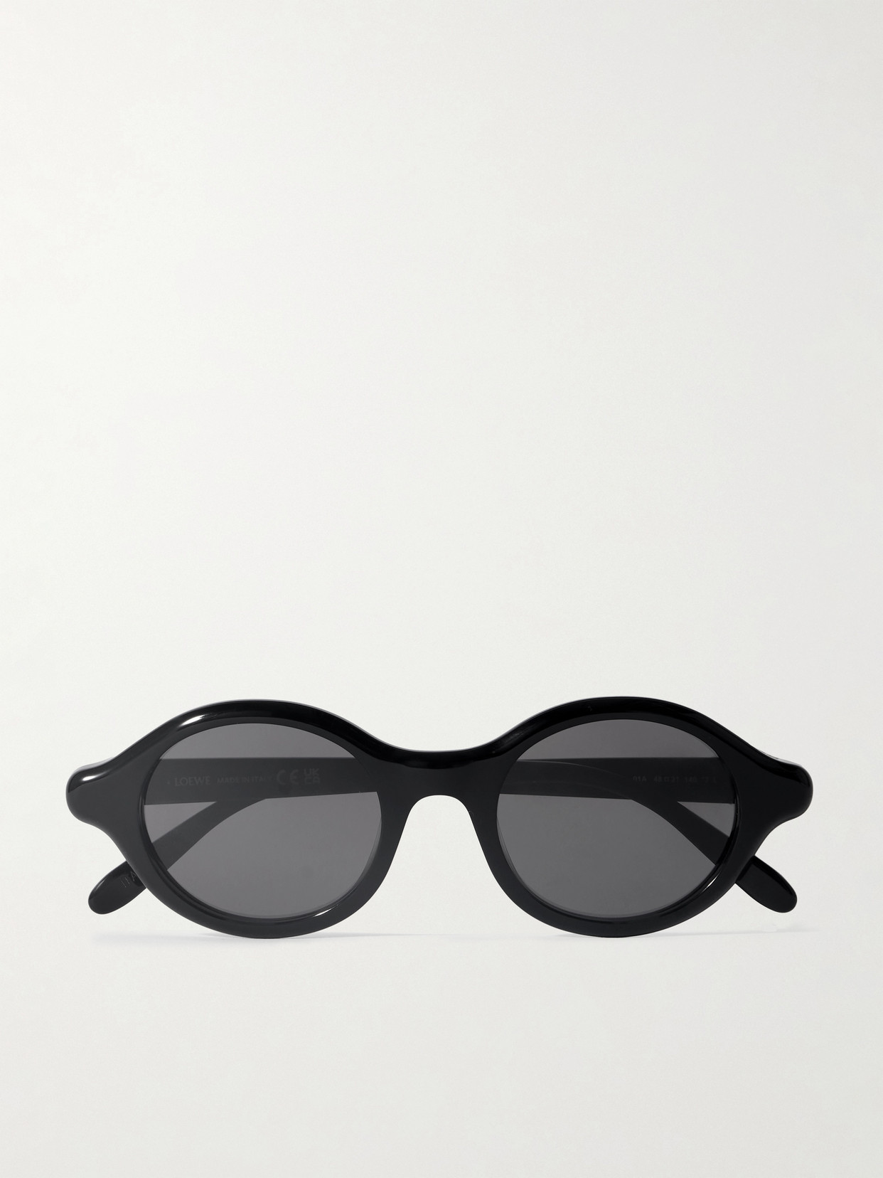 Loewe Round-frame Acetate Sunglasses In Black