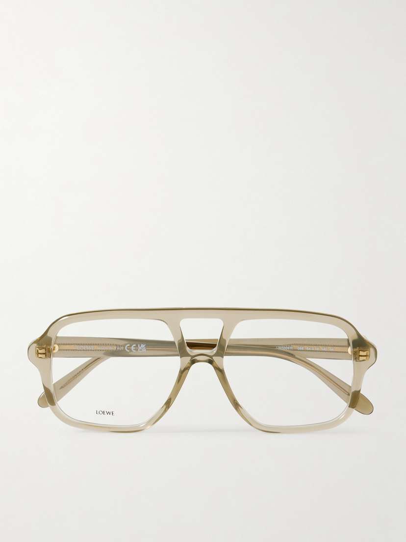 Loewe Aviator-style Acetate Optical Glasses