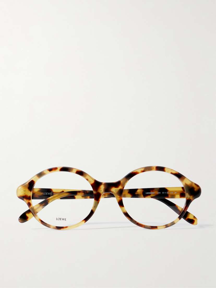 Loewe Round-frame Tortoiseshell Acetate Optical Glasses