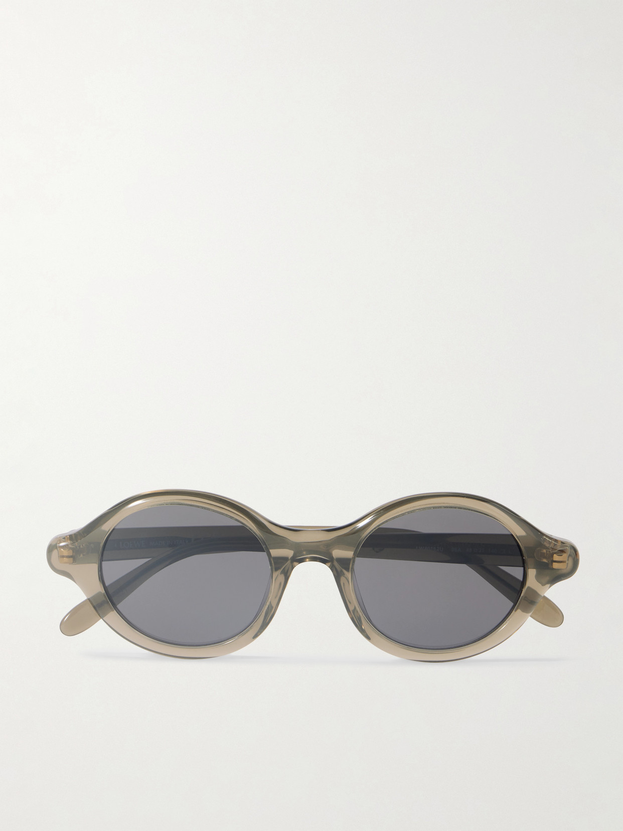 Loewe Round-frame Acetate Sunglasses In Green