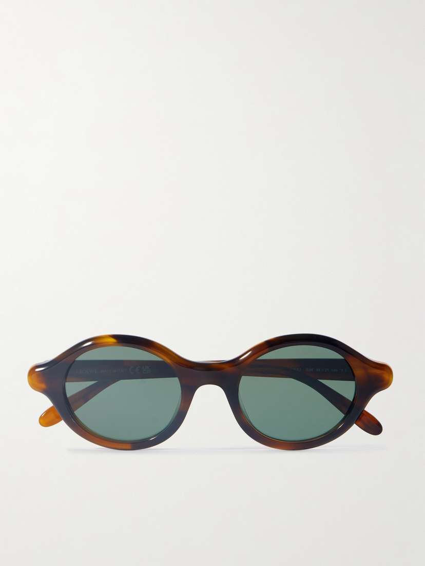 Loewe Round-frame Tortoiseshell Acetate Sunglasses
