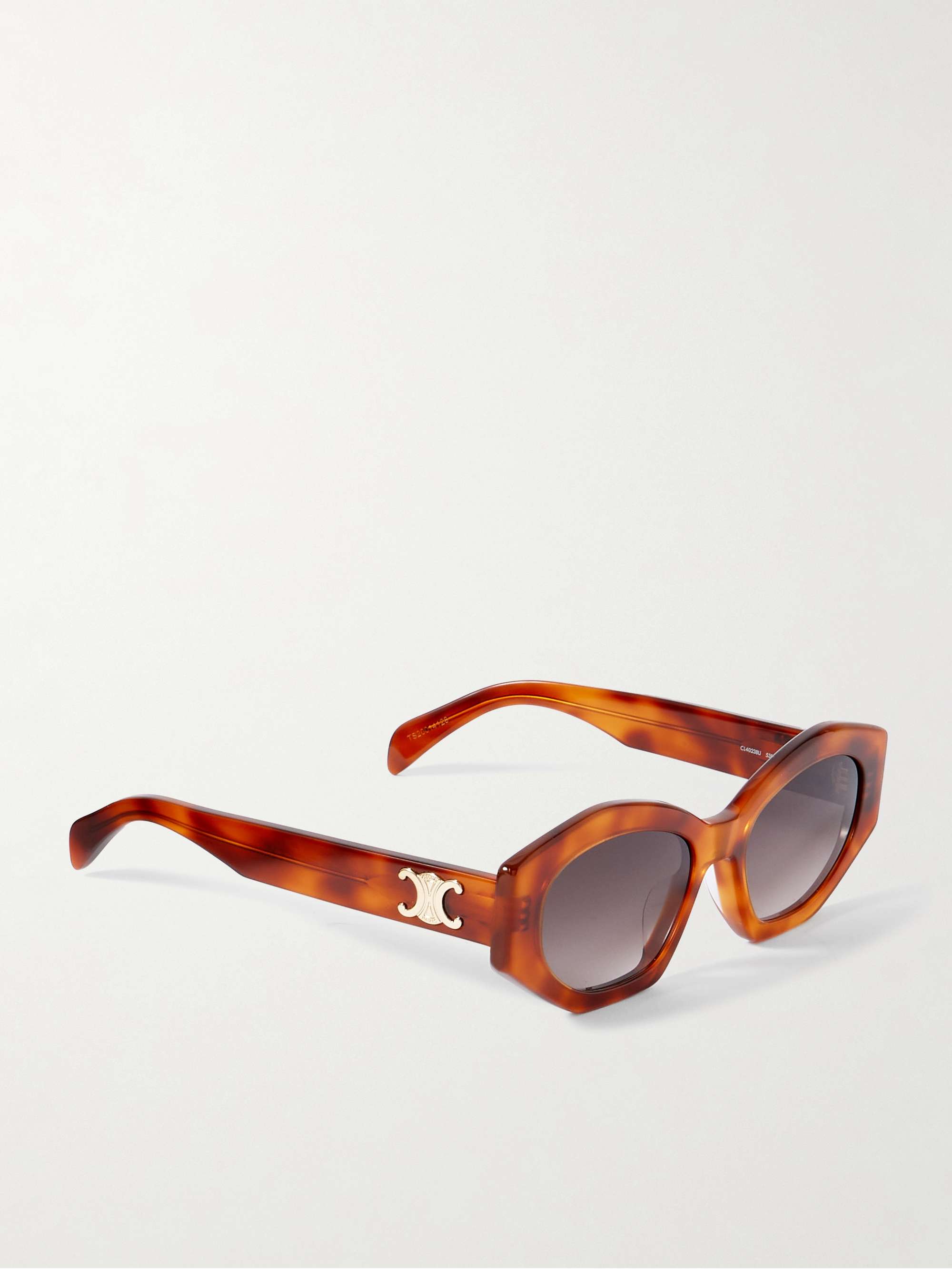 CELINE EYEWEAR Lunettes de soleil œil-de-chat en acétate Triomphe