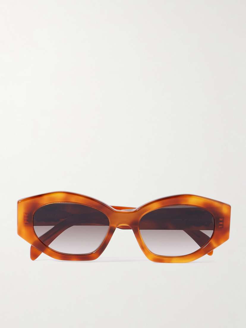 CELINE Eyewear Triomphe Cat-eye Acetate Sunglasses