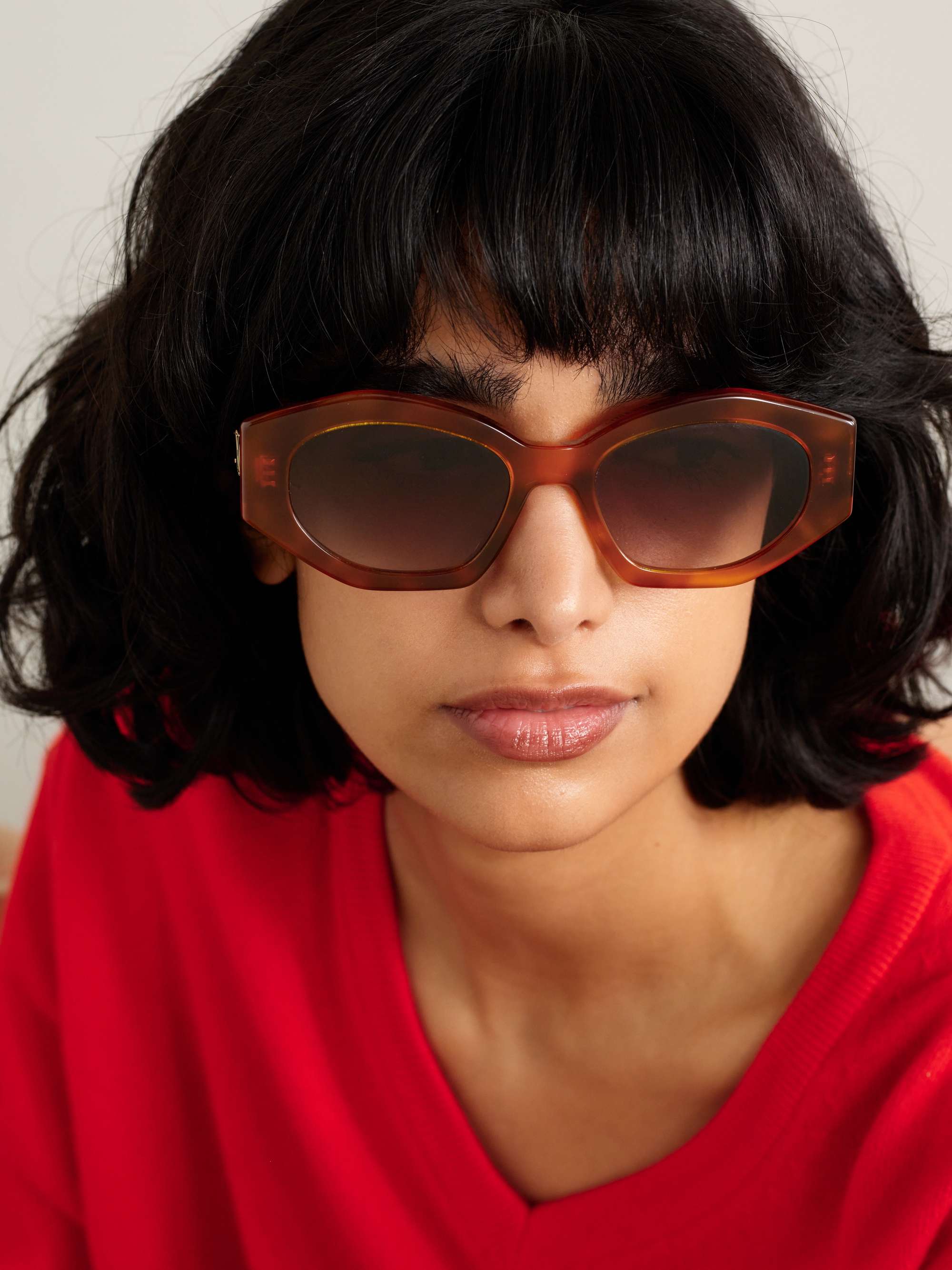 CELINE EYEWEAR Lunettes de soleil œil-de-chat en acétate Triomphe