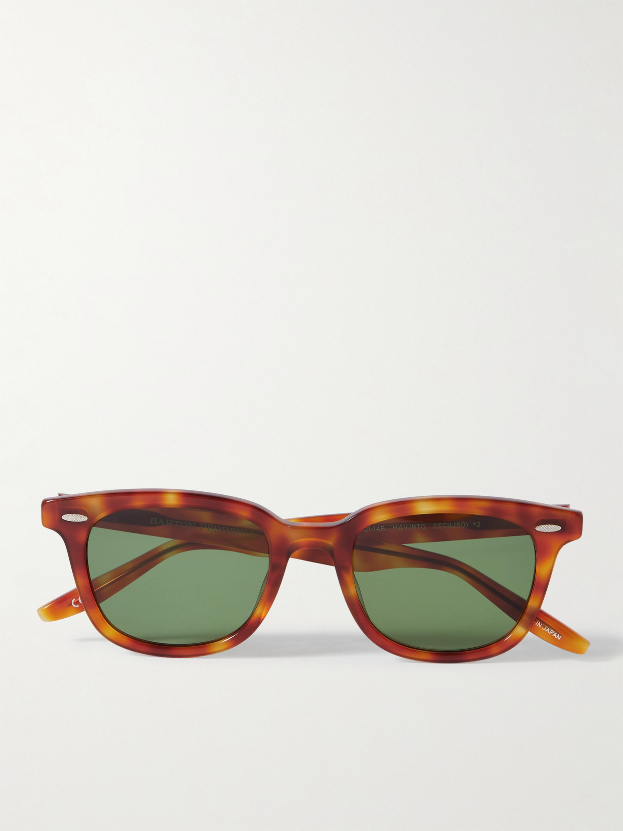 Barton Perreira Cecil D-frame Tortoiseshell Acetate Sunglasses In Brown