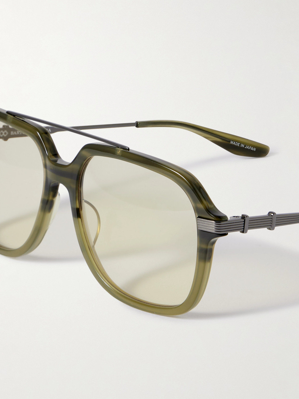 Barton Perreira D. Ellis Aviator-style Acetate And Titanium Sunglasses