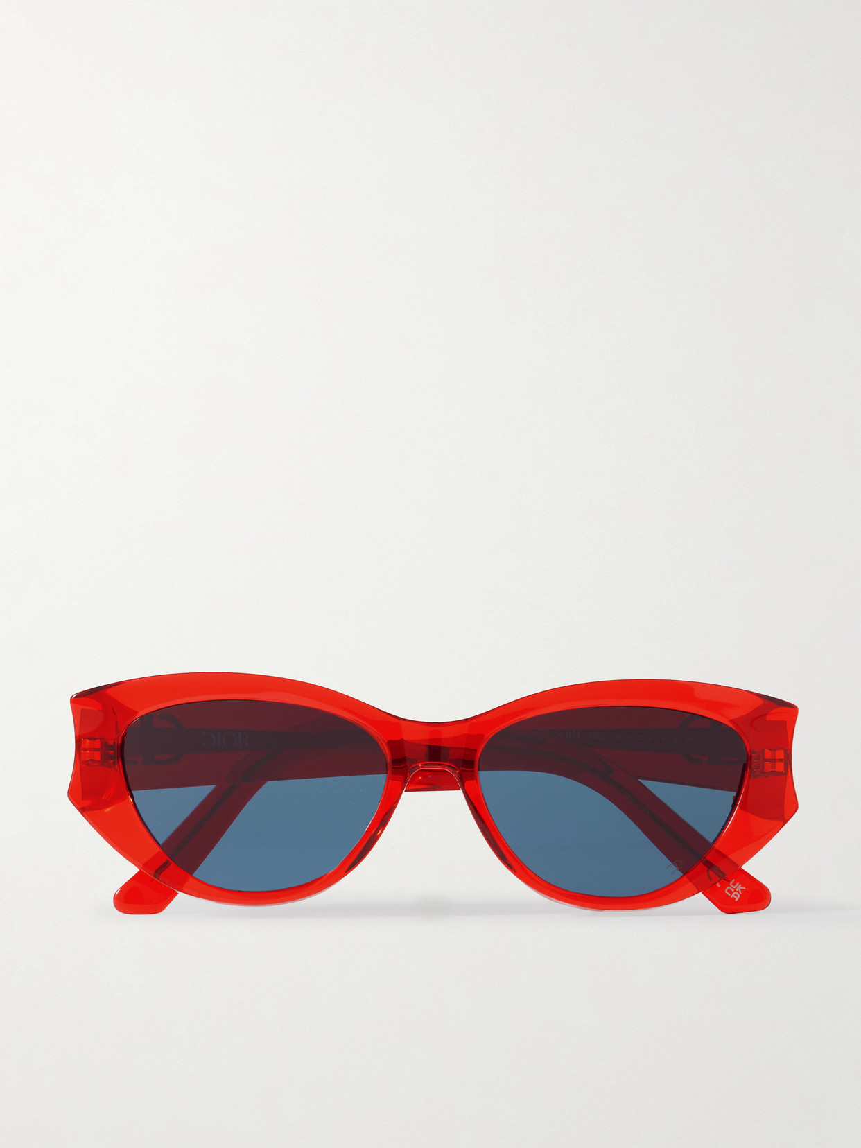 Dior Glow B1i Cat-eye Acetate Sunglasses In Red