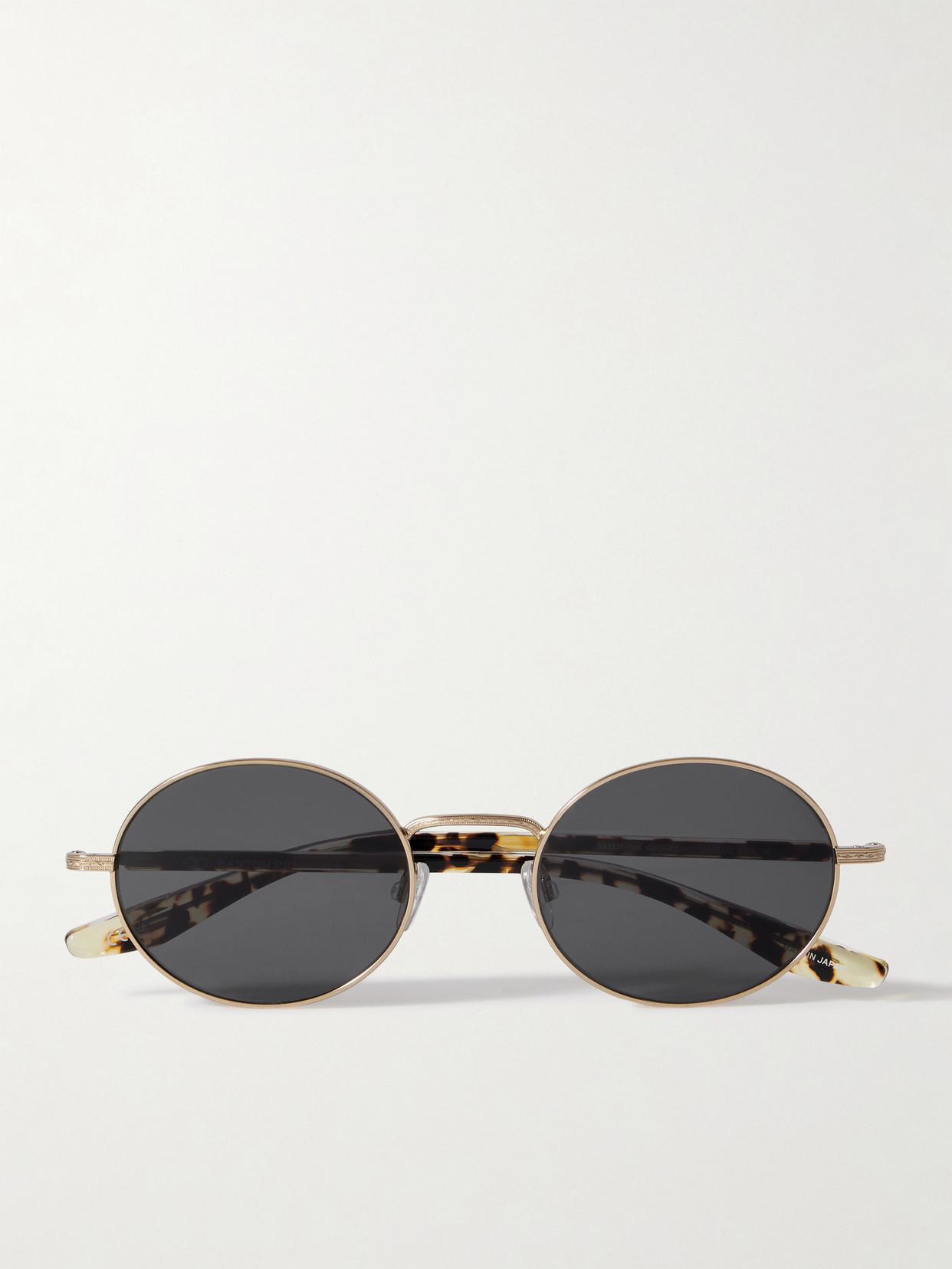 Barton Perreira Anamcara Round-frame Gold-tone Sunglasses