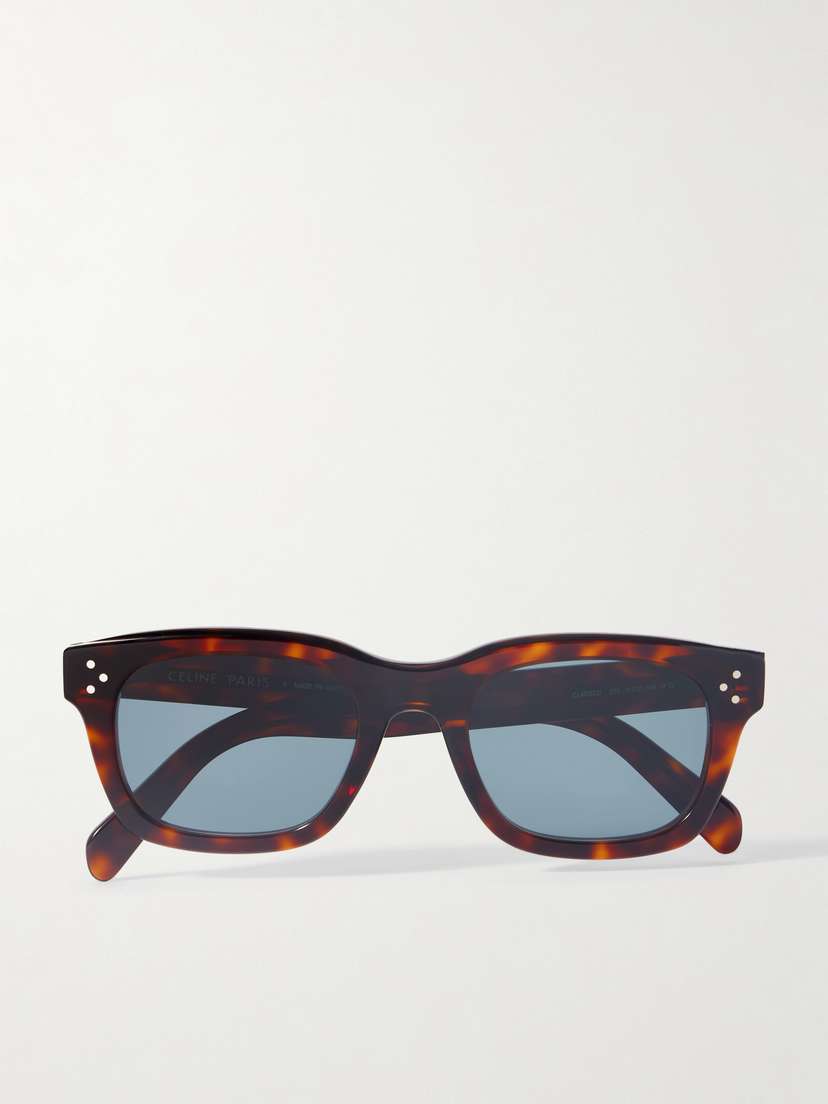 CELINE Eyewear D-frame Tortoiseshell Acetate Sunglasses