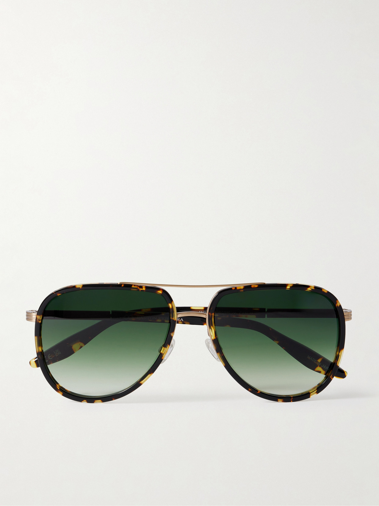 Barton Perreira Cani Aviator-style Tortoiseshell Acetate And Titanium Sunglasses