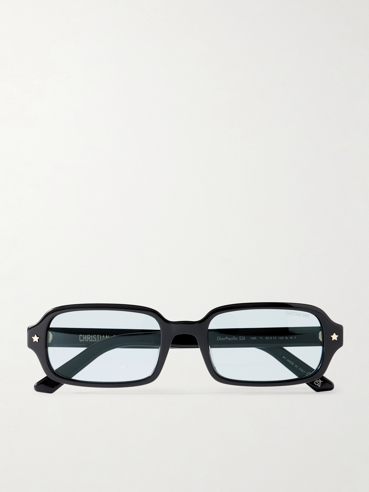 Dior Pacific S3i Rectangular-frame Acetate Sunglasses In Black