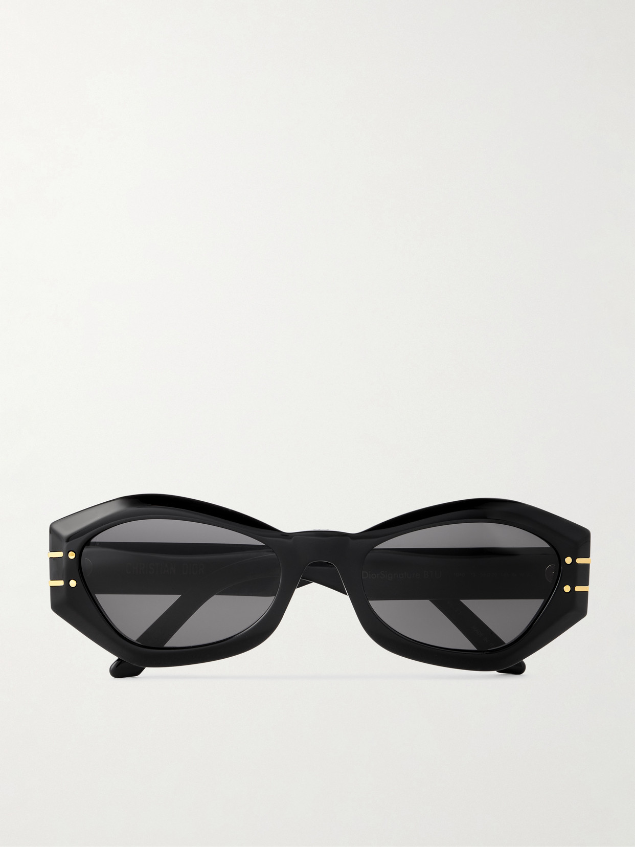 Women’s Dior B1U cat eye acetate sunglasses made in Italy DIOR EYEWEAR CDior B1U cat-eye acetate and gold-tone  main image 2