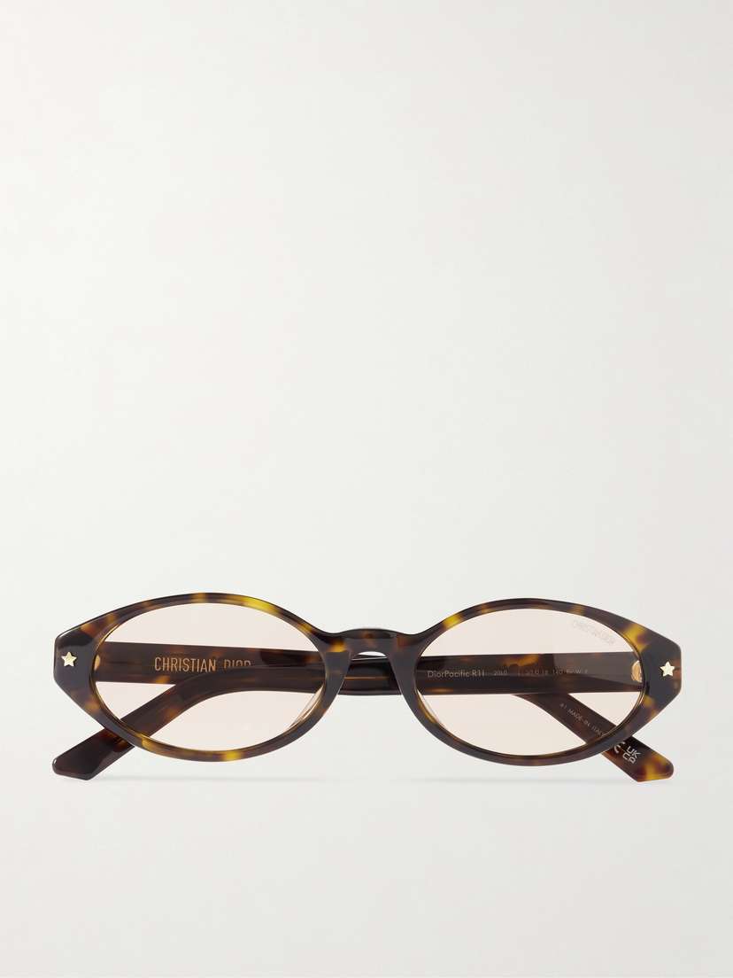 Diorpacific R1i Oval-frame Tortoiseshell Acetate Sunglasses | Image | 0