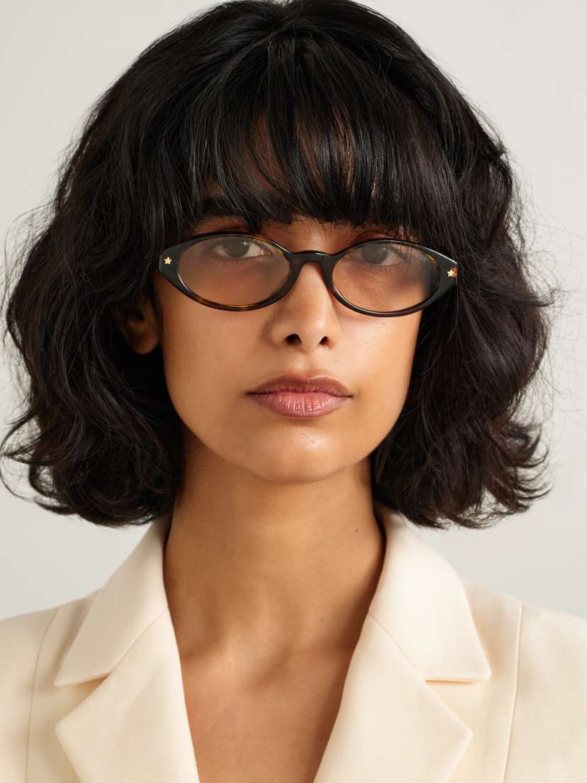 Diorpacific R1i Oval-frame Tortoiseshell Acetate Sunglasses | Image | 1