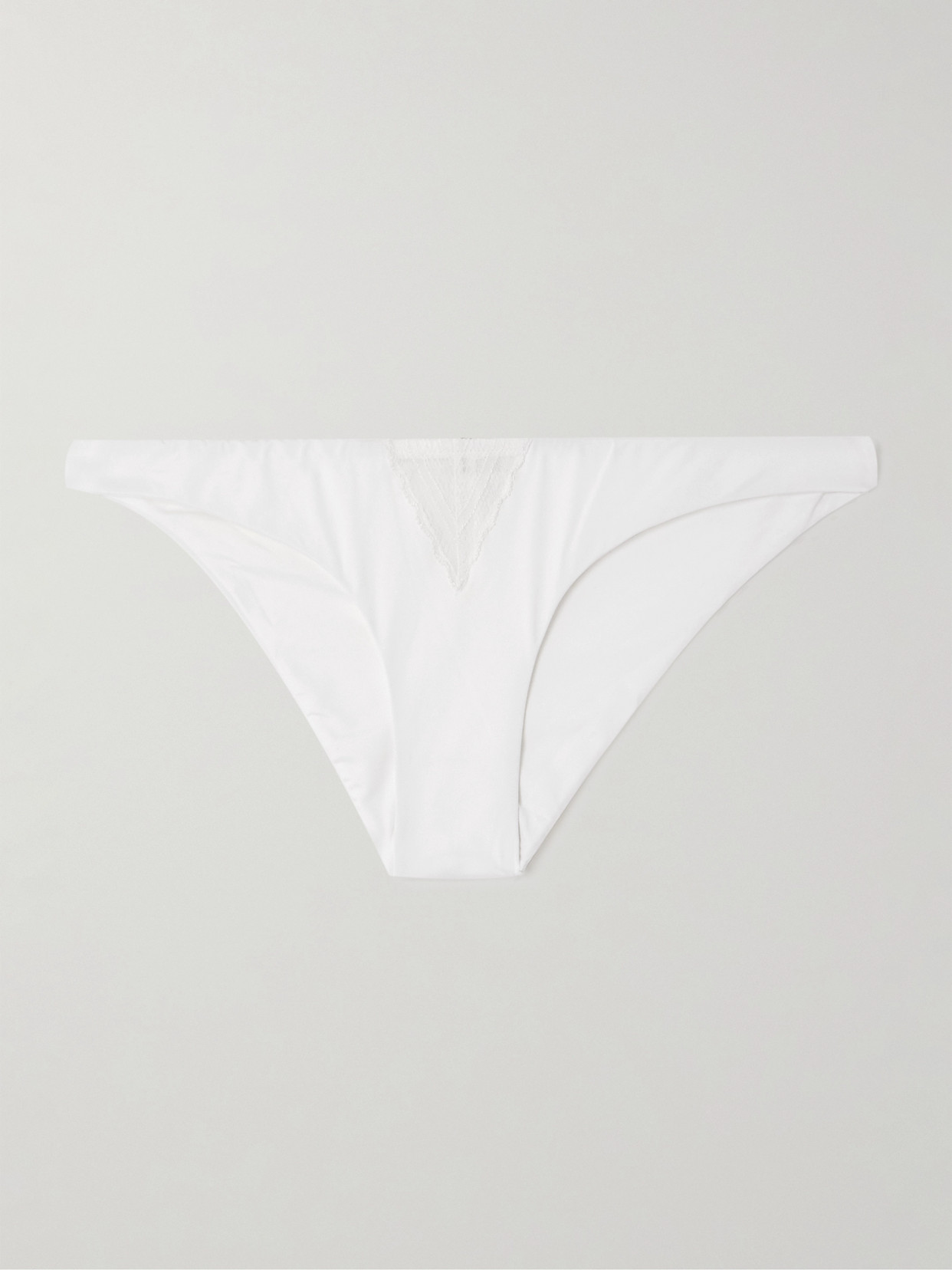 Kiki De Montparnasse Lace-trimmed Bikini Briefs