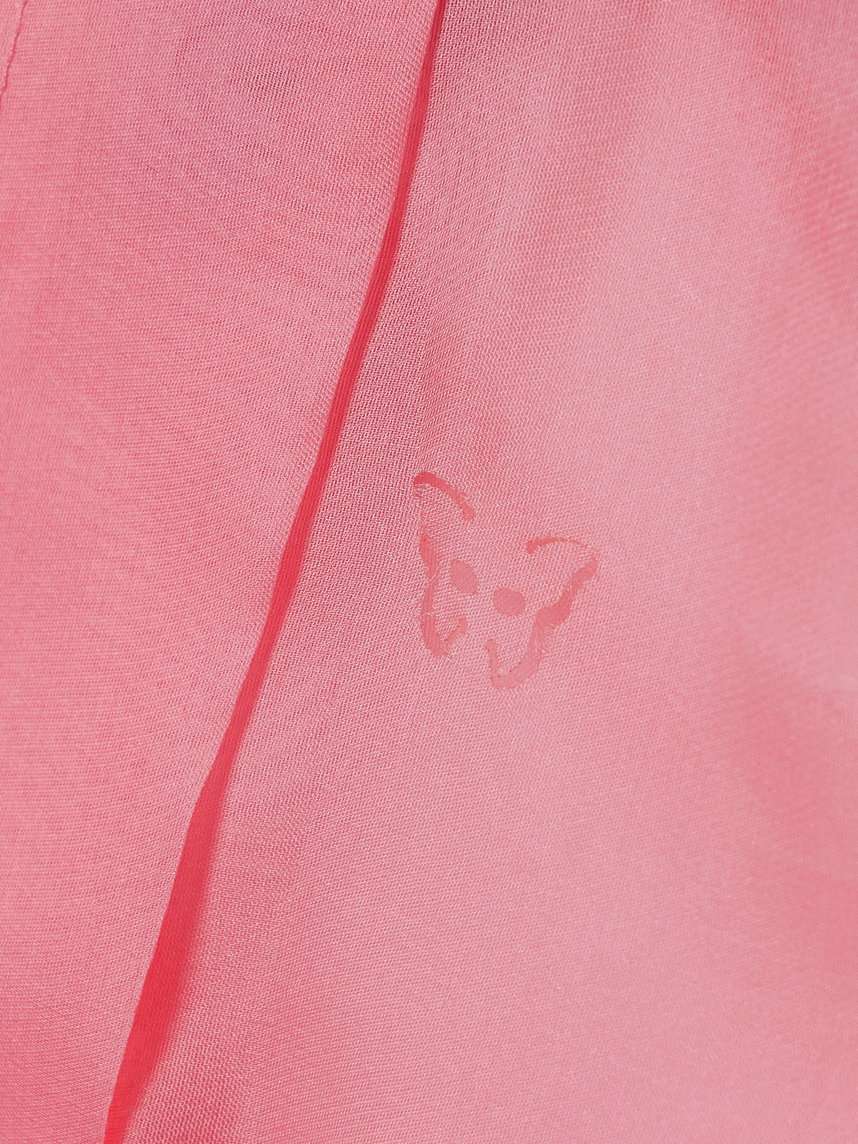 Kiki De Montparnasse Laser-cut Silk-organza Shorts In Pink