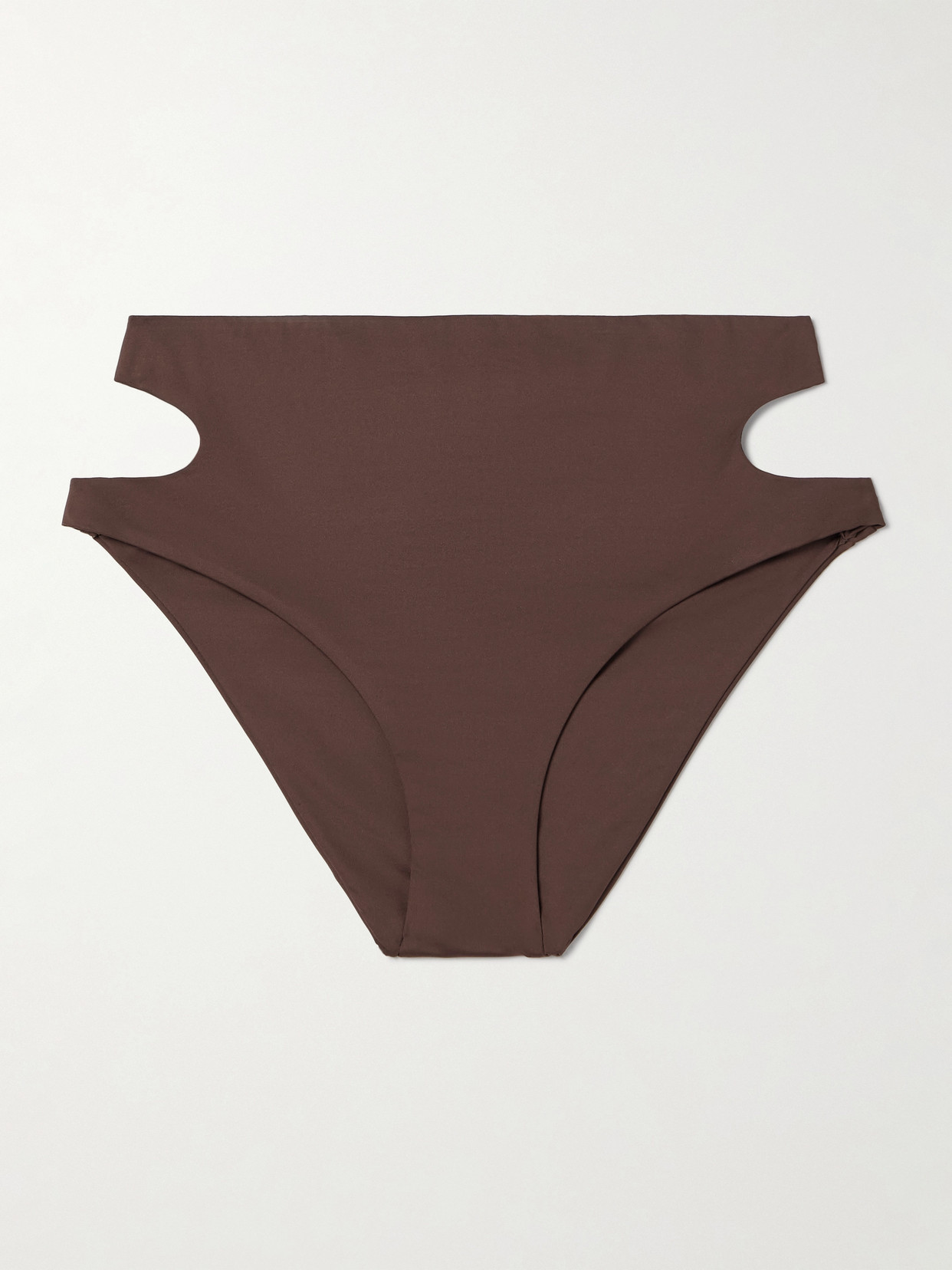 Kiki de Montparnasse - La Sirene Cutout Bikini Briefs - Chocolate