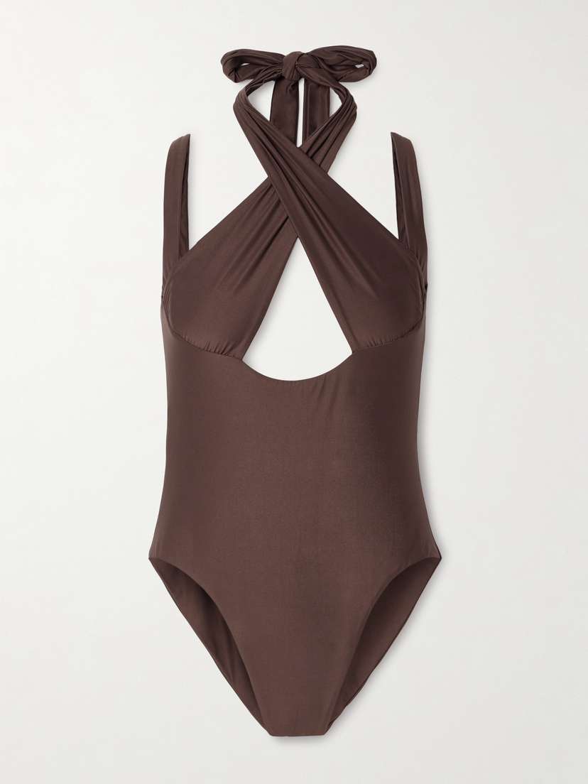 Kiki de Montparnasse La Sirene Halterneck Swimsuit