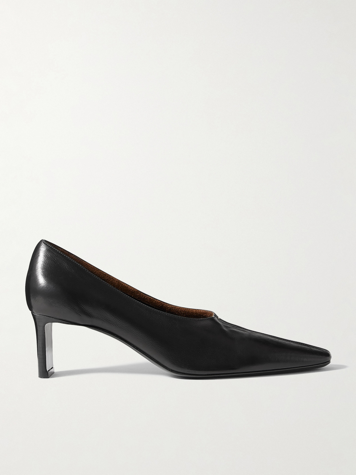 Khaite Cecilia Leather Pumps In Black
