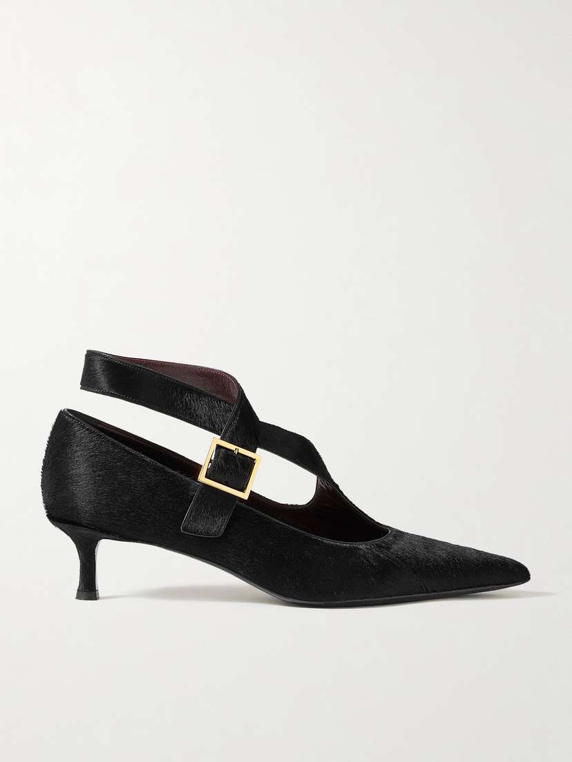 Khaite Sloan Calf Hair Pumps