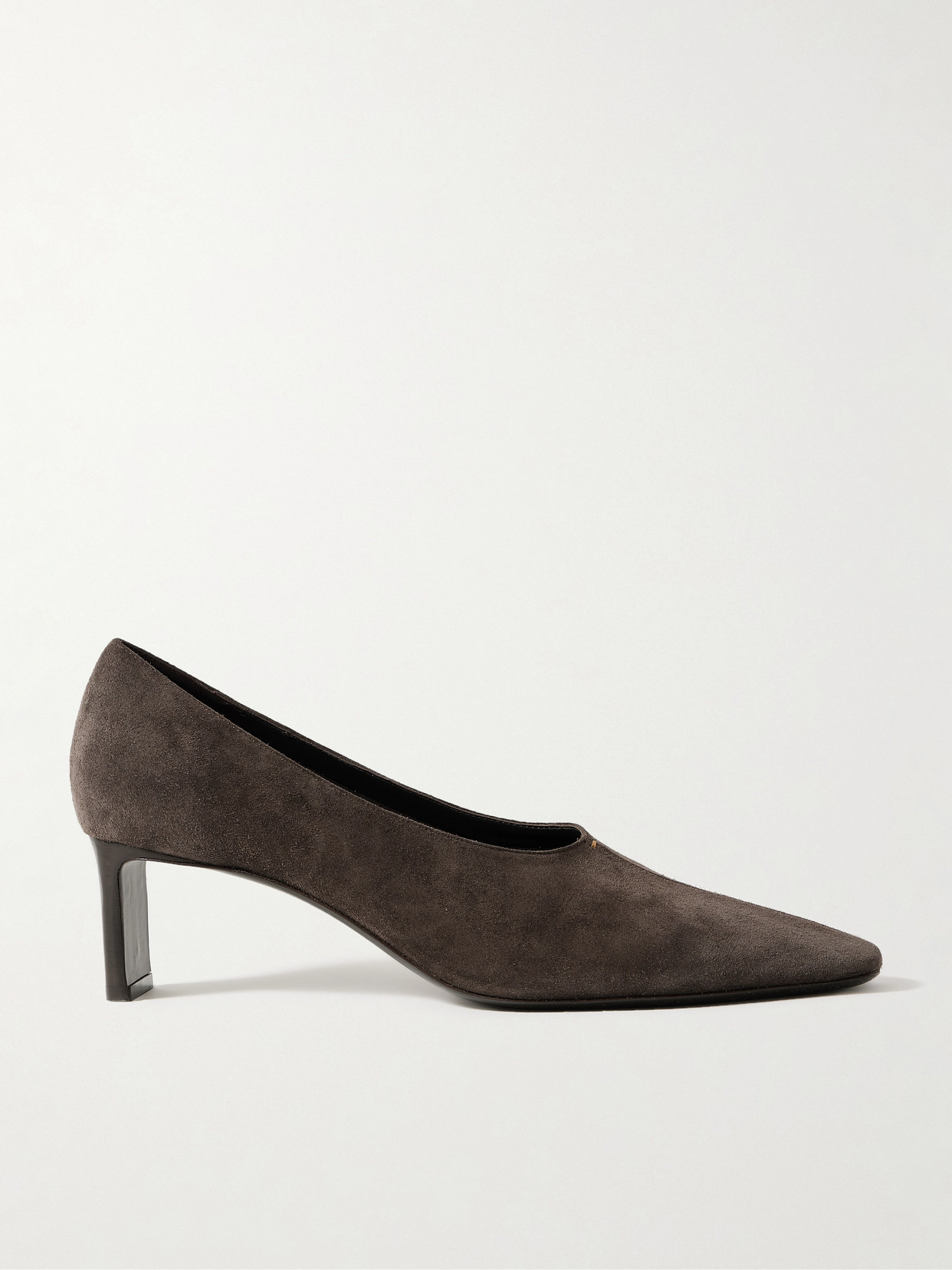 Khaite Cecilia Suede Pumps In Brown