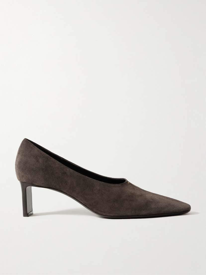 Khaite Cecilia Suede Pumps