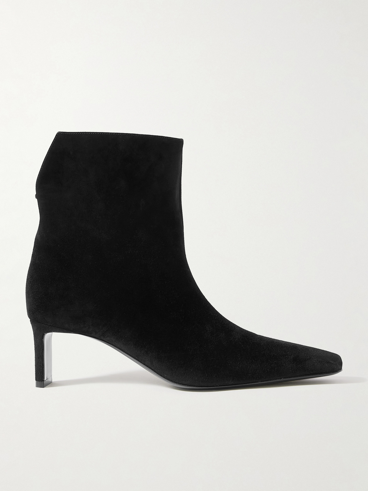 Khaite Ona Suede Ankle Boots In Multi