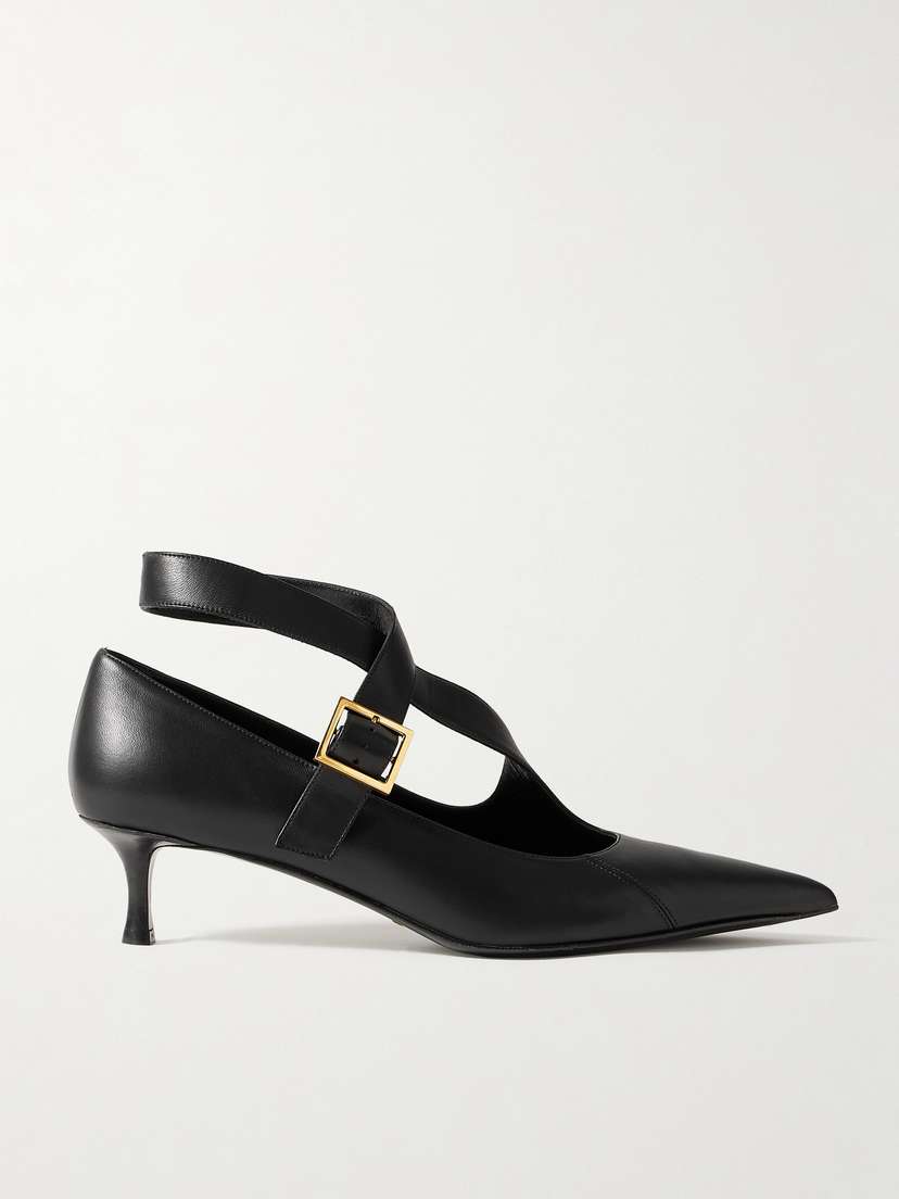 Khaite Sloan Leather Pumps