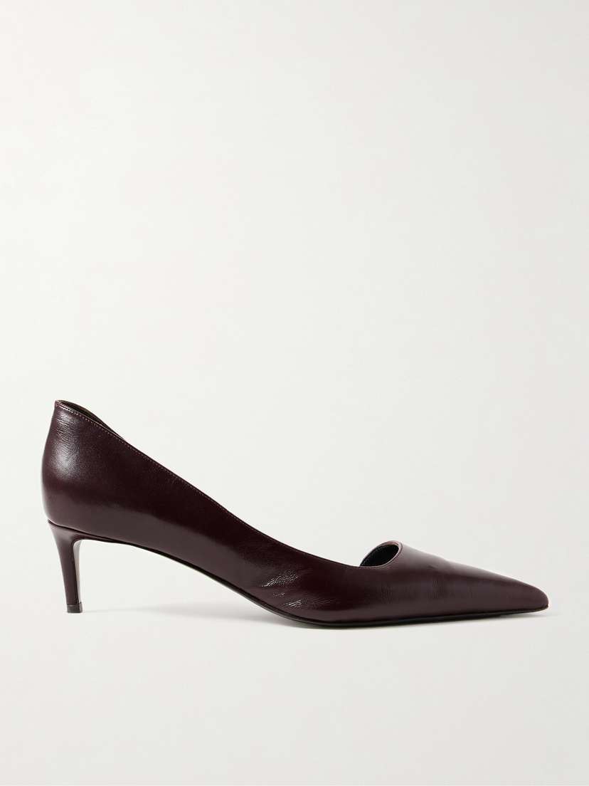 Khaite — Jett leather pumps
