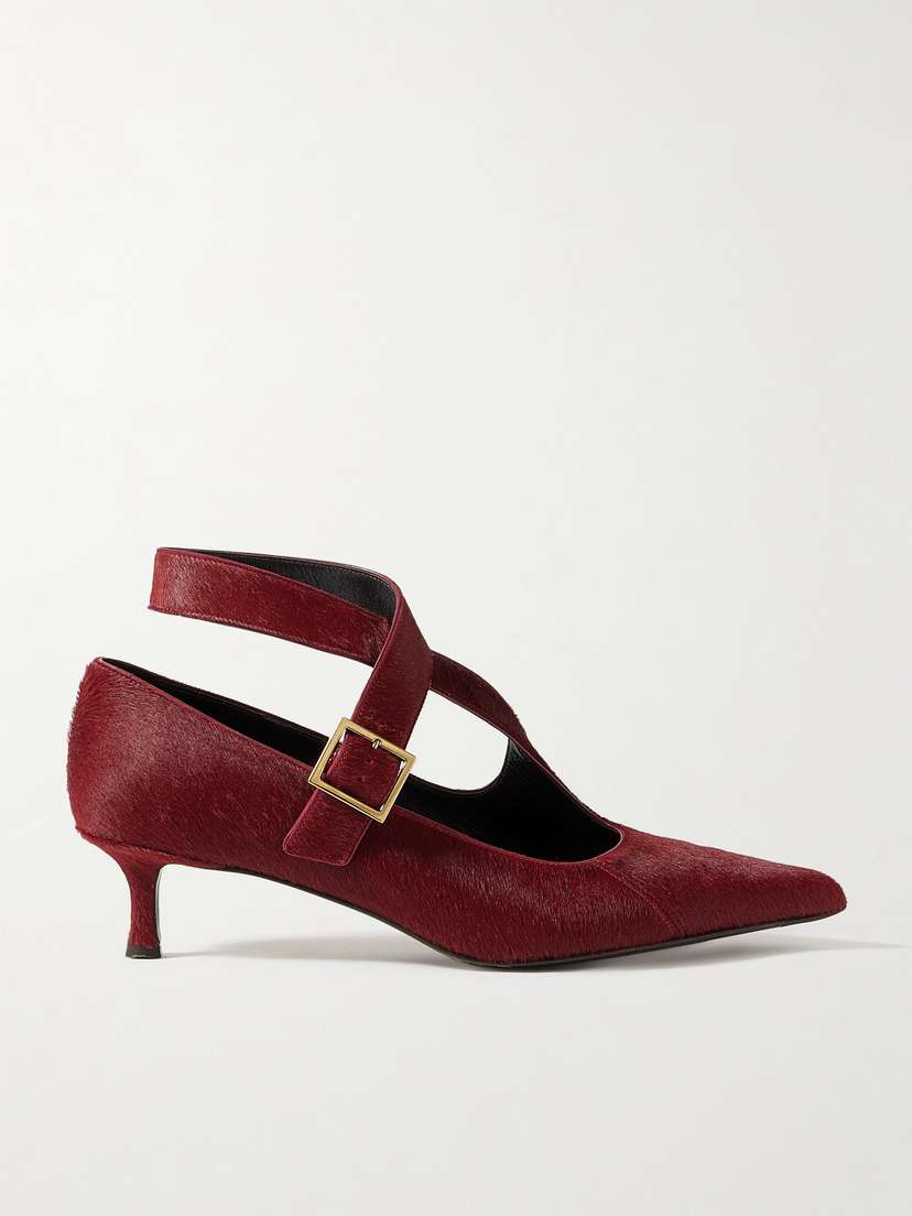 Khaite Sloan Calf Hair Pumps