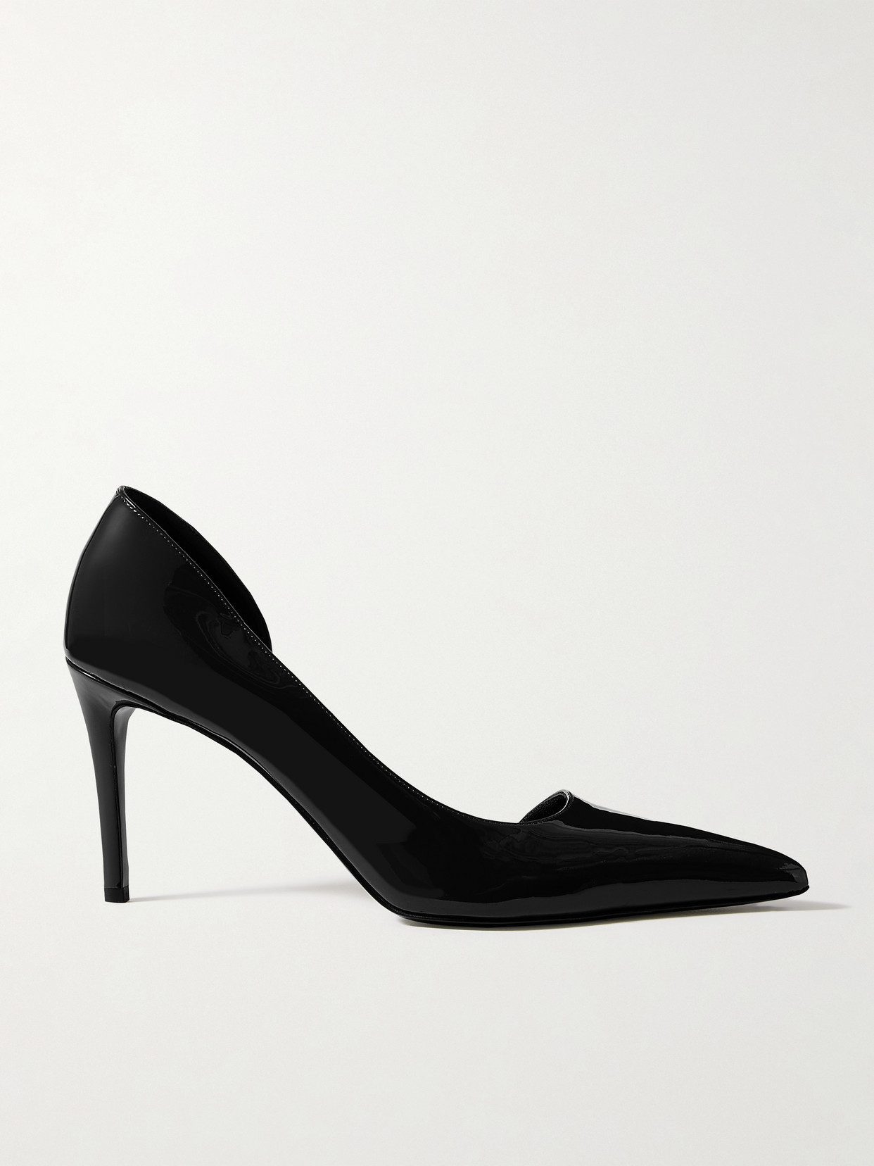 Khaite Jett Patent-leather Pumps In Black