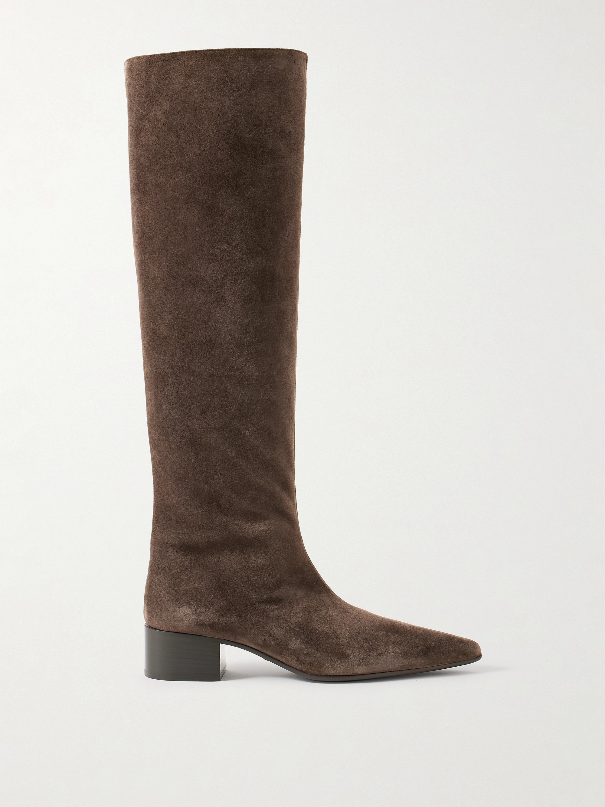 KHAITE Andee suede knee boots