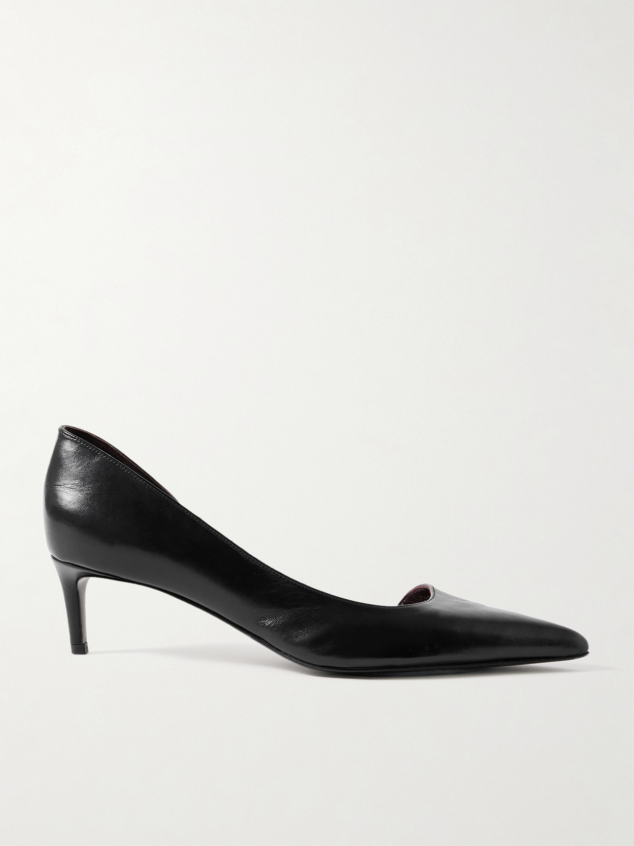 Khaite Jett Leather Pumps In Black