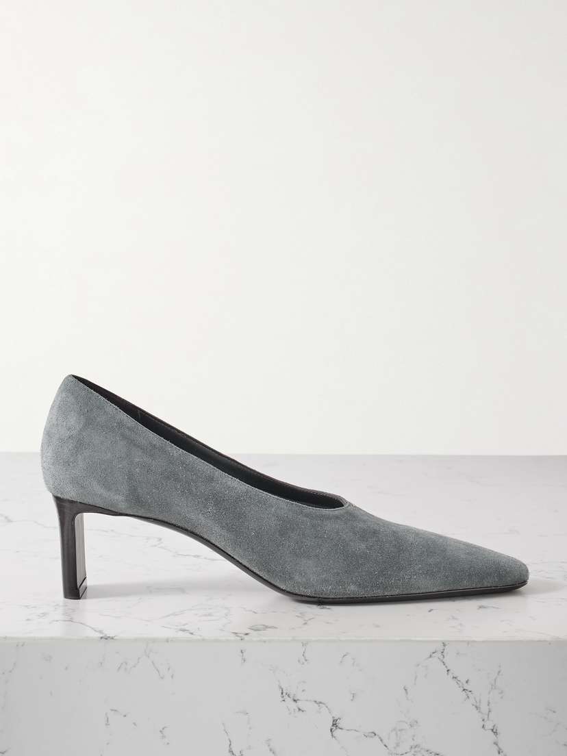Khaite Cecilia Suede Pumps