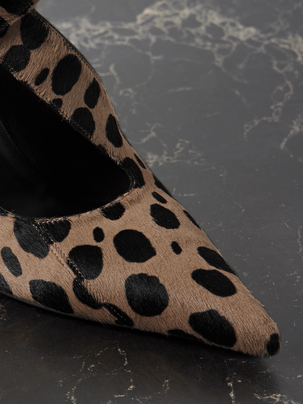 Khaite Sloan Leopard-print Calf Hair Pumps In Multi