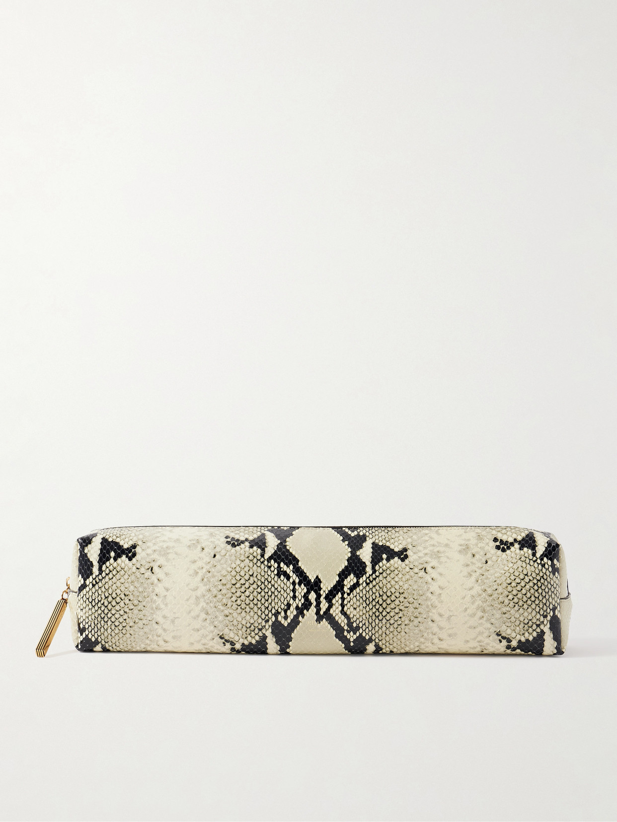 Khaite Kye Snake-effect Leather Clutch In Multi