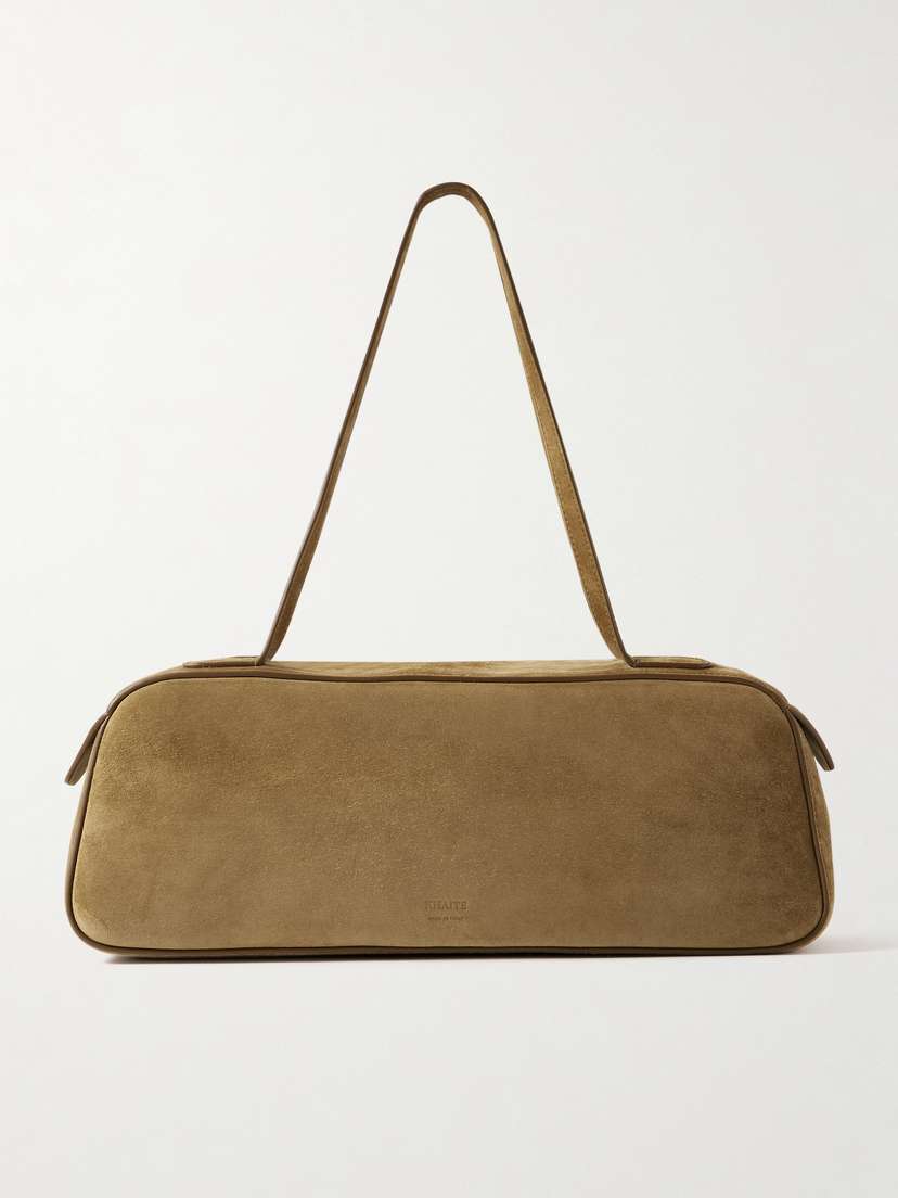 Khaite Simona Suede Shoulder Bag