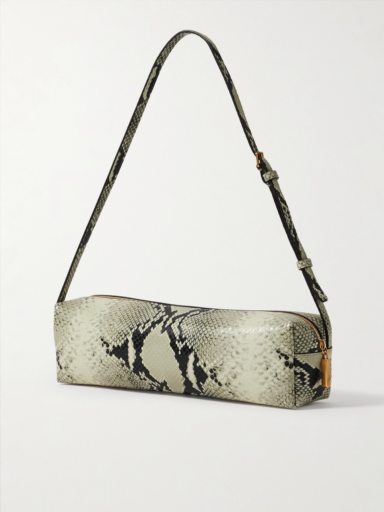 Khaite Kye Snake-effect Leather Shoulder Bag In Multi