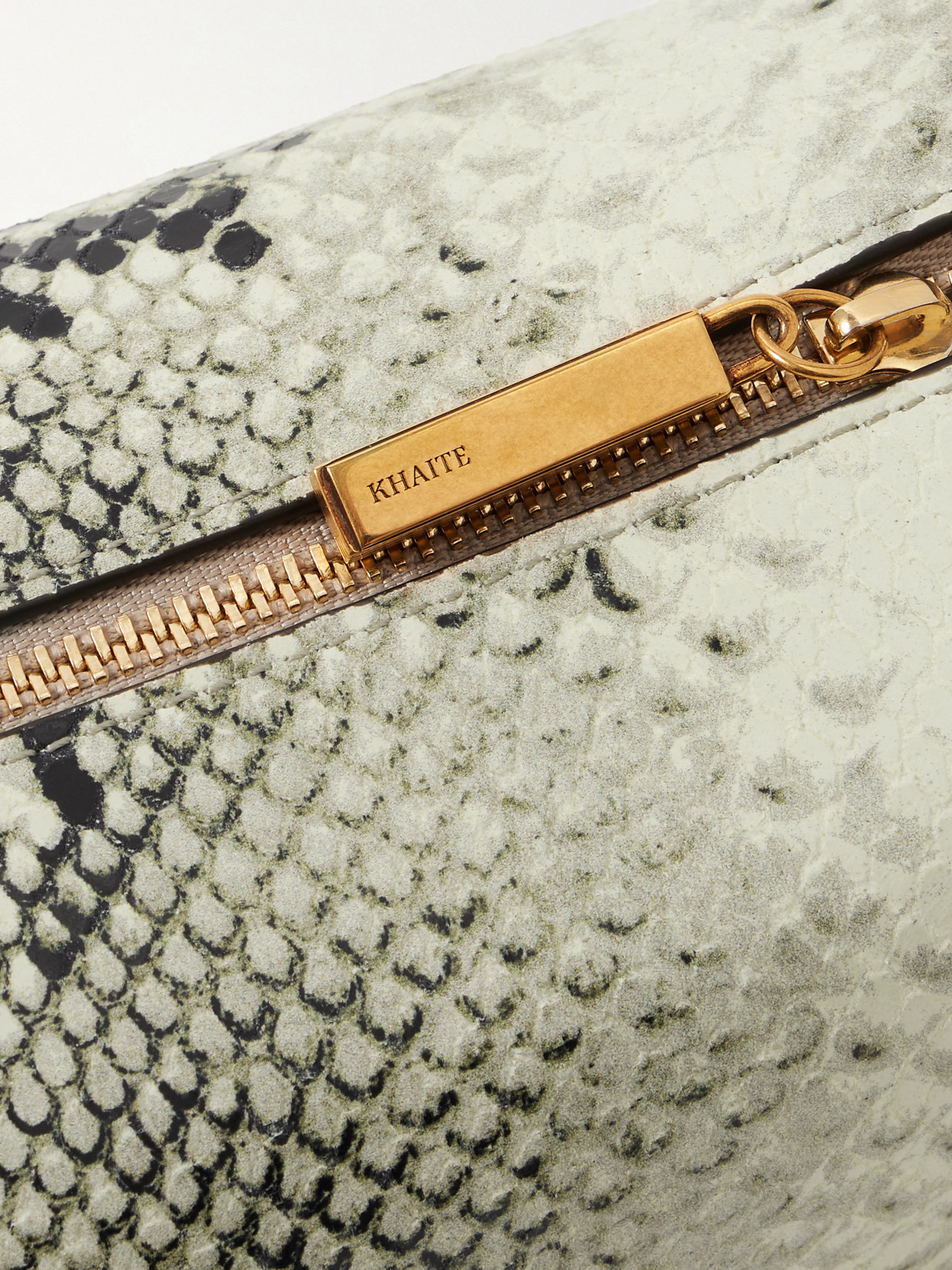 Khaite Kye Snake-effect Leather Shoulder Bag In Multi