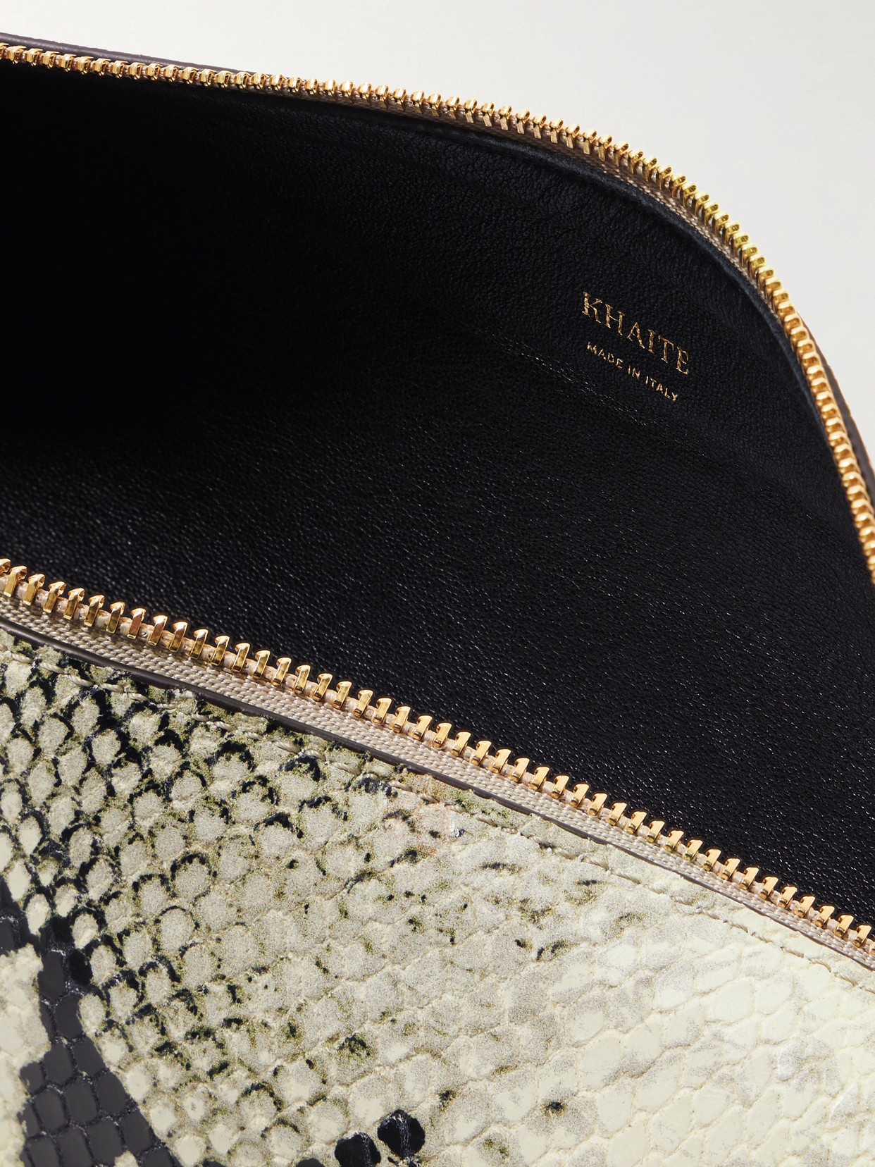 Khaite Kye Snake-effect Leather Shoulder Bag In Multi
