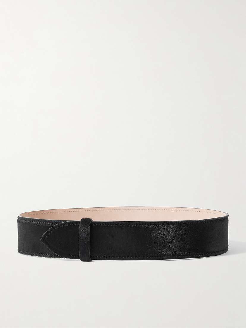 Khaite — Theo calf hair waist belt