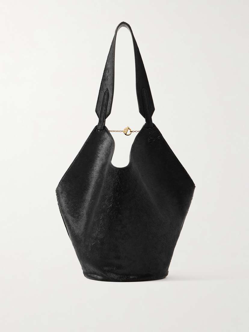 Khaite Lotus Small Leather Tote
