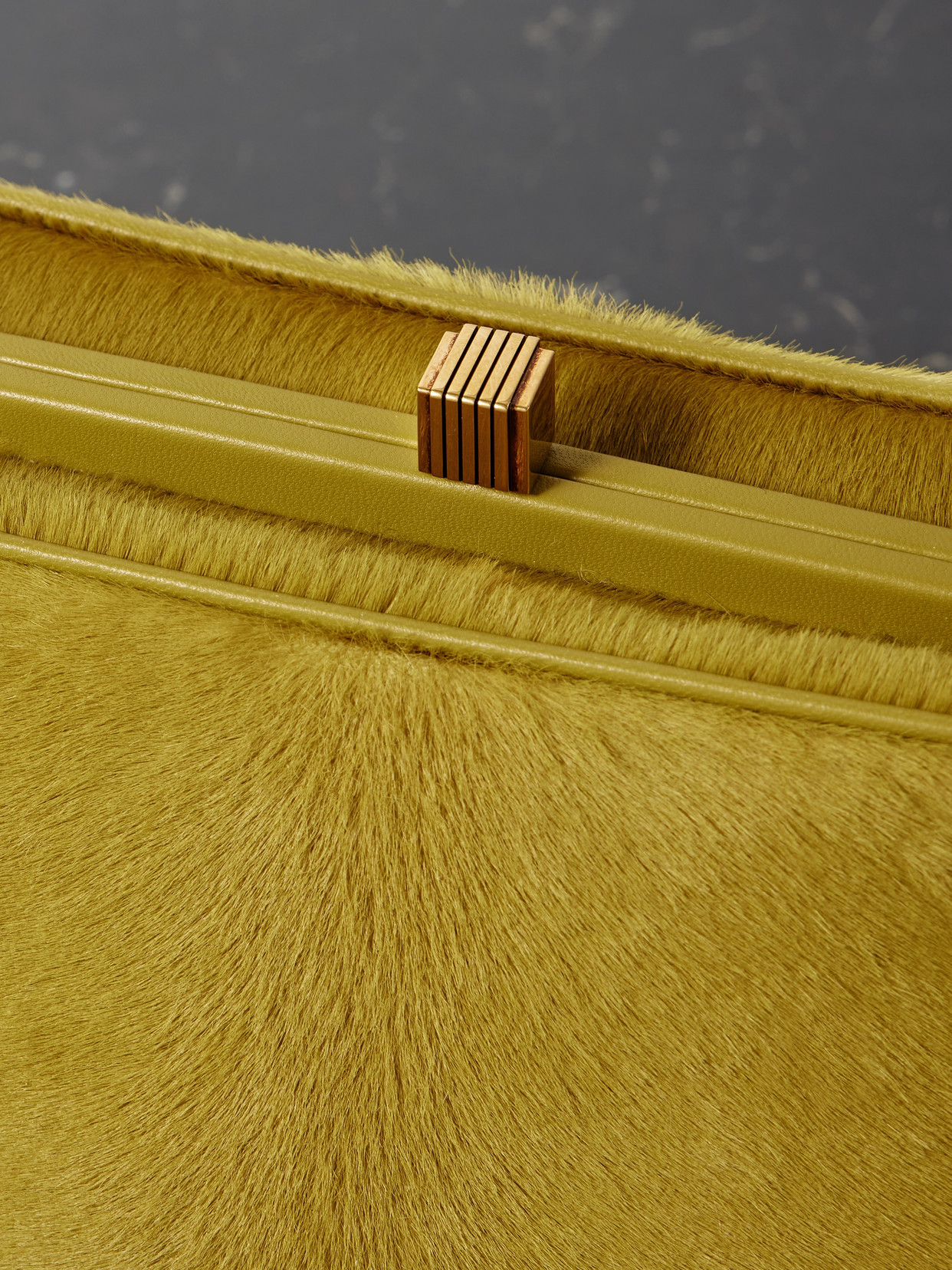 Cate Leather-Trimmed Calf Hair Tote